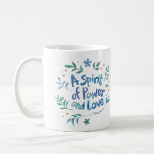 Mug 2 Timothée 1:7 - Un Esprit De Puissance Et D'Amour