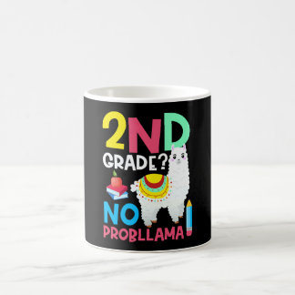 Mug 2e année pas de problème lama humour professeur de