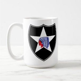 Mug 2e division d'infanterie Patch États-Unis