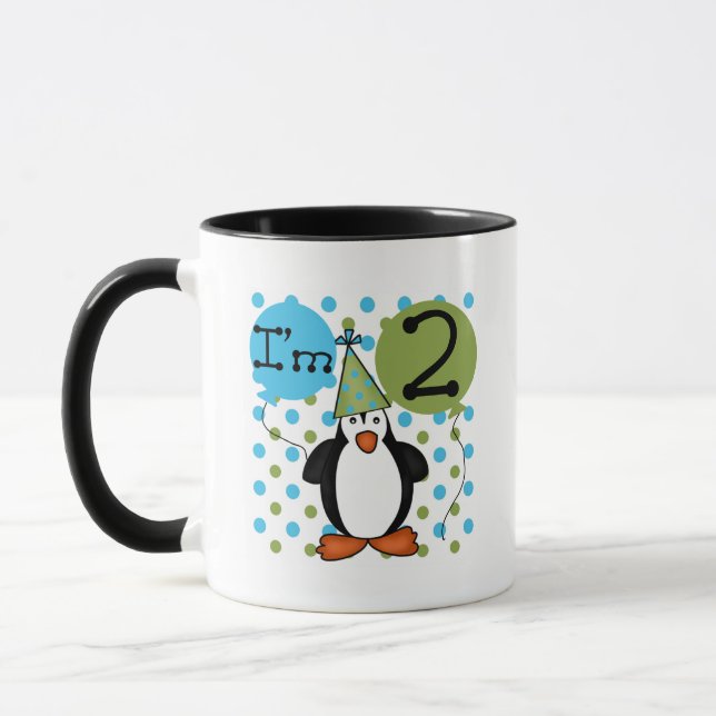 Mug 2ème T-shirts et cadeaux d'anniversaire de (Gauche)