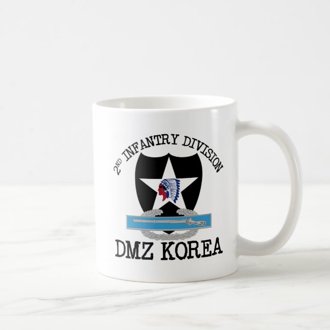 Mug 2ème Vétérinaire d'identification Corée DMZ avec (Droite)