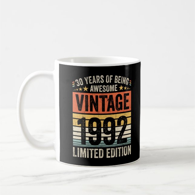 Mug 30 Ans D'Être Vintage 1992 (Gauche)