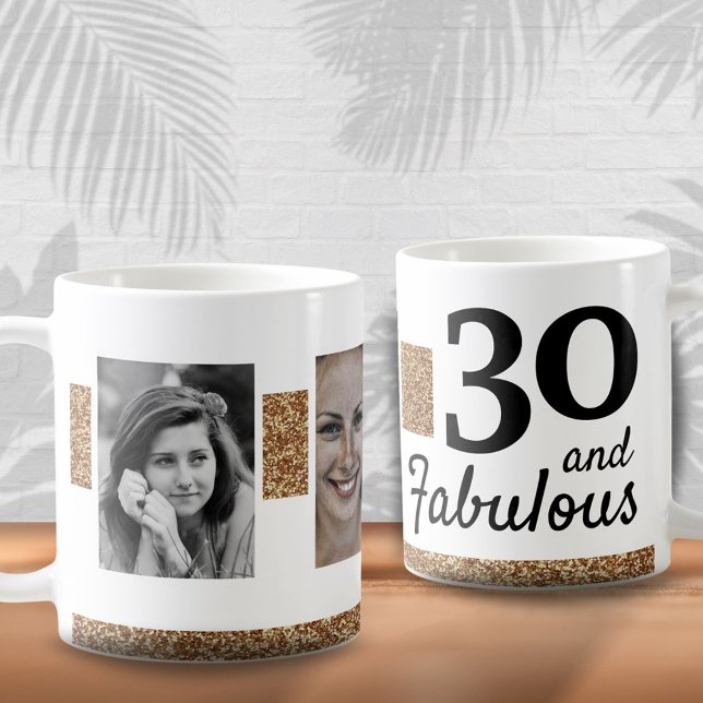 Mug 30 et Fabulous Gold Parties scintillant 2 Photo 30 (Créateur téléchargé)