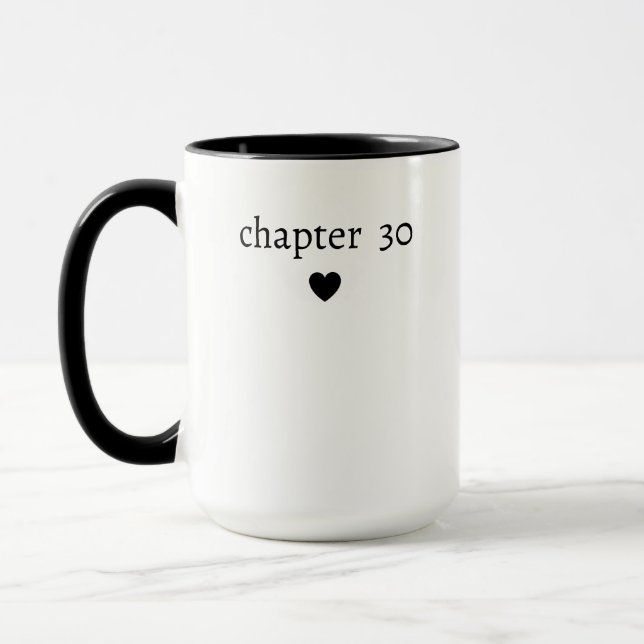 Mug 30e anniversaire Chapitre 30 (Gauche)