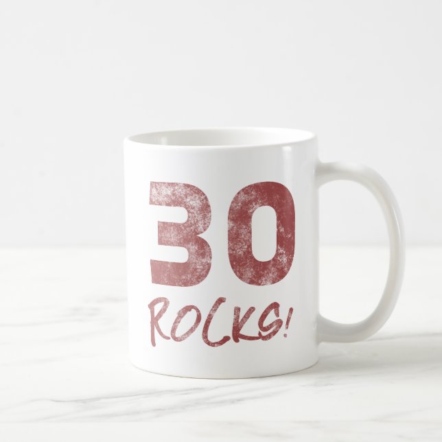 Mug 30e anniversaire Rocks (Droite)