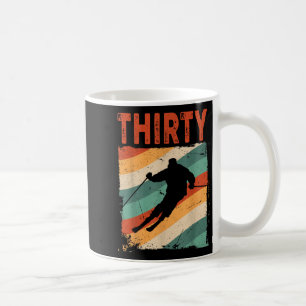 Mug 30e Anniversaire Ski Rétro Ski 30 ans Hommes Femme