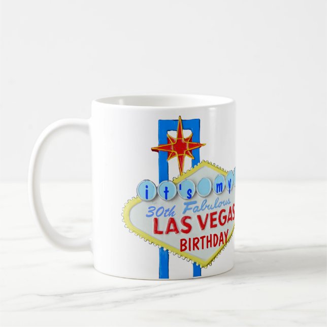 Mug 30ème anniversaire de Las Vegas (Gauche)