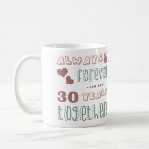 Mug 30ème anniversaire de Mariage mignon