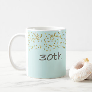 Mug 30ème Confettis d'anniversaire