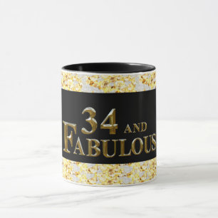 Mug 34e anniversaire