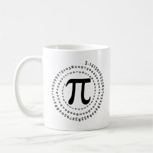 Mug 3.14 Numéro spiral Math Science Pi Day