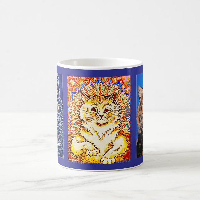 Mug 3 Art Cats by Louis Wain,  (Centre)