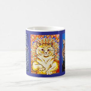 Mug 3 chats d'art par Louis Wain,