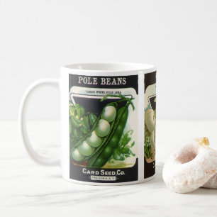 Mug 3 conceptions d'art Étiquette de paquets de semenc