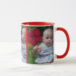 Mug 3 grandes photos Arrière - plan rouge Téléchargeme