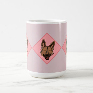 Mug 3 Musique rouge de berger en noir et tan