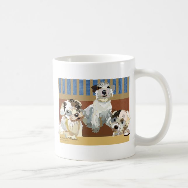 Mug 3 peu de Sealyhams (Droite)