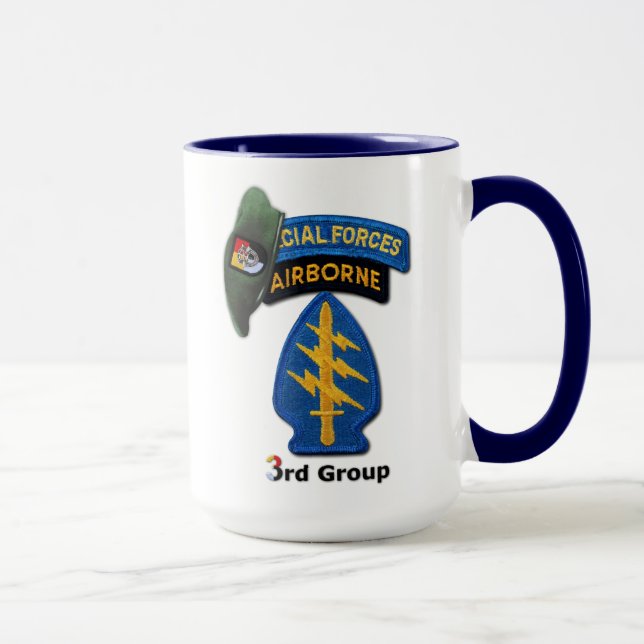 Mug 3e Groupe des forces spéciales Berets verts SFGA S (Droite)