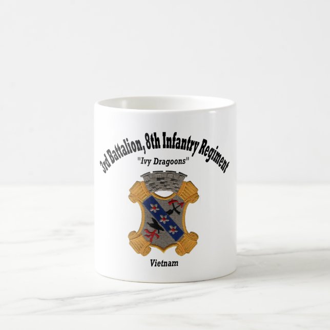 Mug 3ème Le bataillon, les 8èmes FNI "lierre dragonne" (Centre)