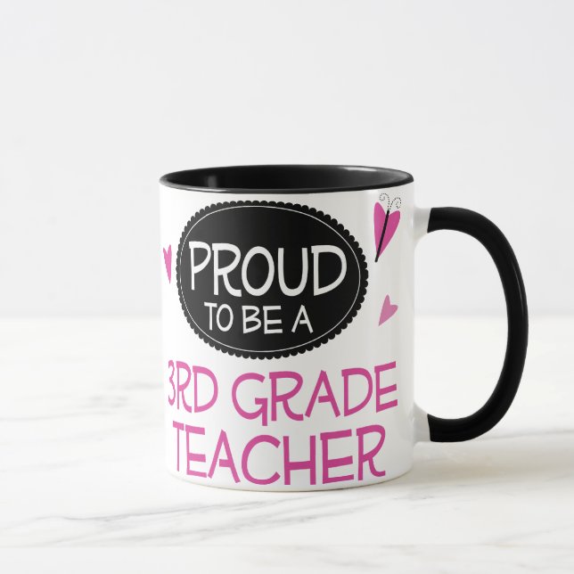 Mug 3ème professeur fier de catégorie (Droite)