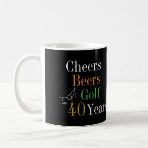 Mug 40e anniversaire Golf Cheers Bières