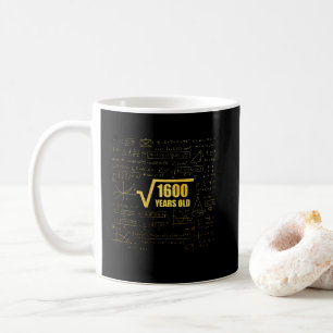 Mug 40e anniversaire racine Carré de 1600 40ans