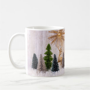 Mug 4149Parties scintillant avec cerfs et neige