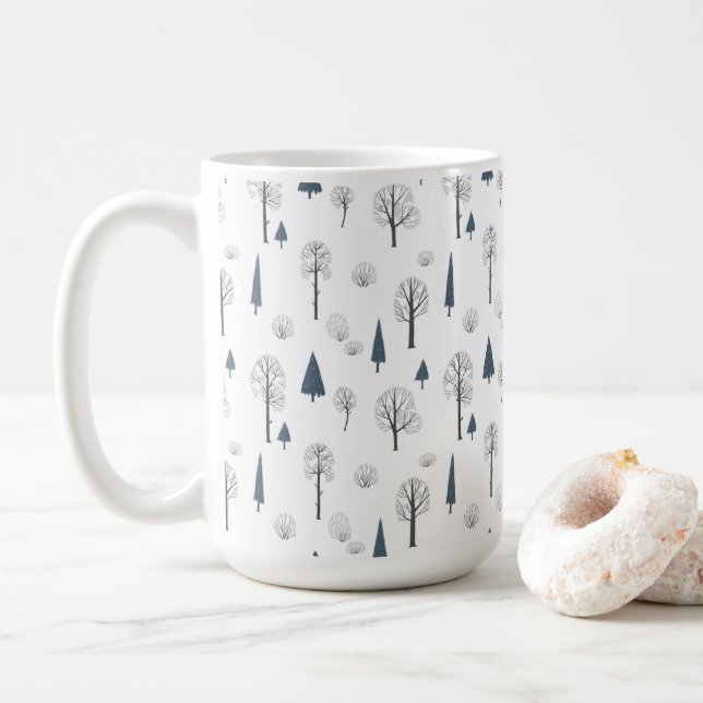 Mug (443 ml) - Winter Pattern (Avec donut)