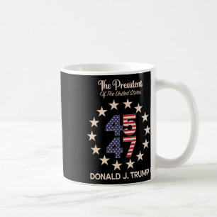 Mug 45 47 Donald Trump 2024 Drapeau américain (sur Byc