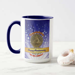 Mug 45 ans Coin Anniversaire de rétablissement Vous êt