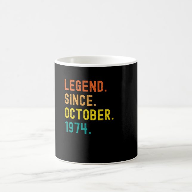 Mug 47e anniversaire Cadeau 47 ans légende depuis (Centre)