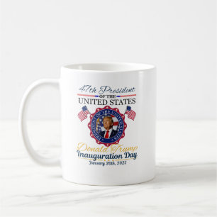 Mug 47e jour de l'investiture du président Donald Trum
