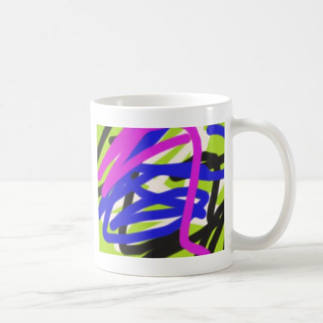 Mug 4834 colorés art abstrait (Droite)