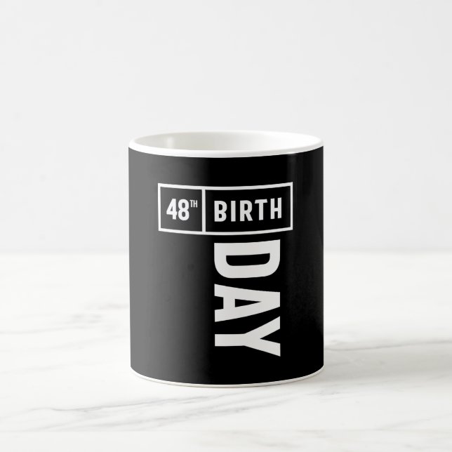 Mug 48 Ans - 48e Anniversaire Drôle Cadeau (Centre)