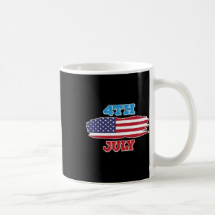 Mug 4 Chemise 4 Juillet Drapeau Américain Pour Hommes