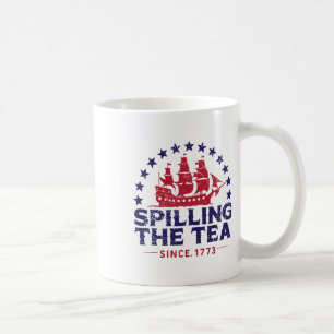 Mug 4 juillet Drôle De Déverser Le Thé Depuis 1773 Qua