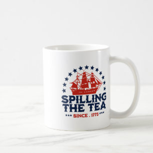 Mug 4 juillet Drôle De Déverser Le Thé Depuis 1773 Qua