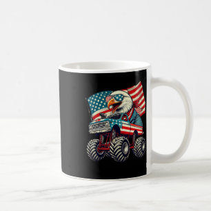 Mug 4 juillet Eagle Monster Truck American Flag Usa