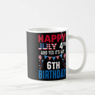 Mug 4 juillet Et oui c'est mon 6e anniversaire America