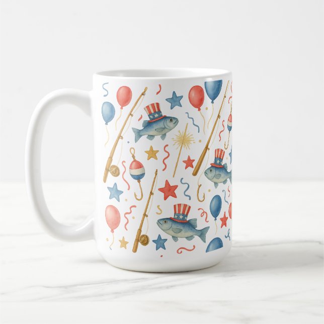Mug 4 juillet Fête de l'Indépendance pour les amateurs (Gauche)