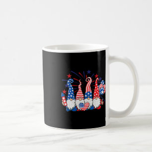Mug 4 juillet Gnomes Patriotique American Flag mignonn