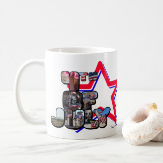 Mug 4 juillet Grande lettre étoile