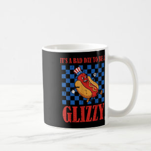 Mug 4 juillet Hotdog Mauvais Jour Pour Être Glizzy Drô