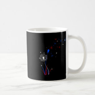 Mug 4 juillet mignon Fleur American Patriotique