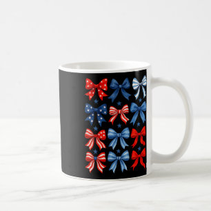 Mug 4 juillet Patriotique Bow Ribbon Independence Day