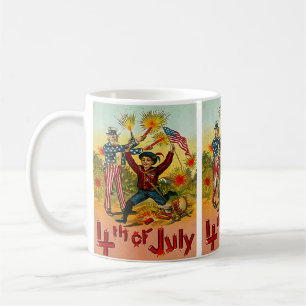 Mug 4 juillet vintage