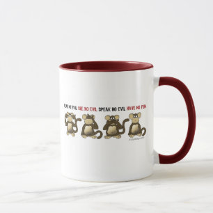 Mug 4 singes sages