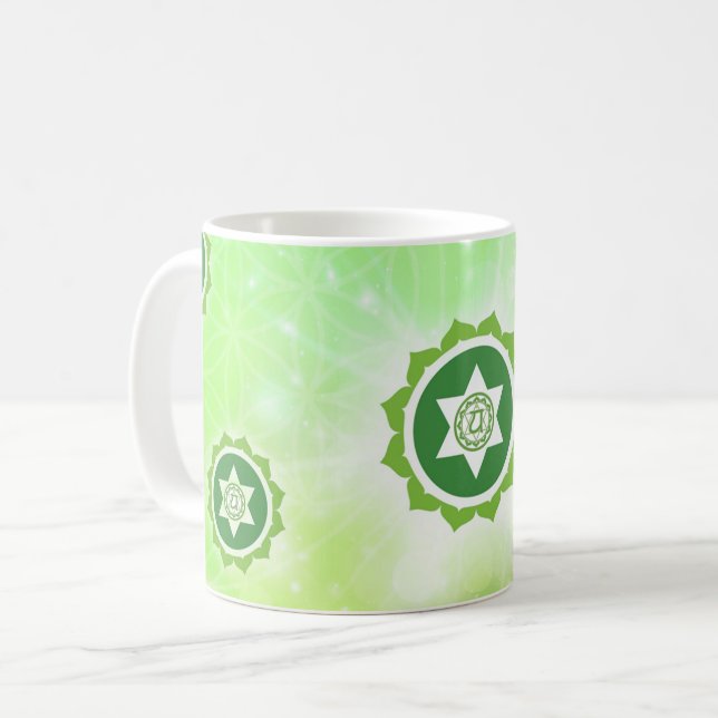 Mug 4e Chakra Heart Chakra (Devant gauche)