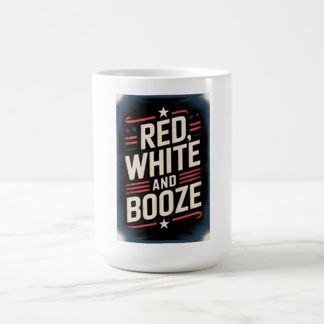 Mug 4th of July Booze Party | Red White and Booze (Centre)
