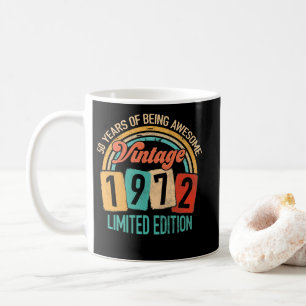 Mug 50 Ans D'Être génial En 1972 50e Anniversaire